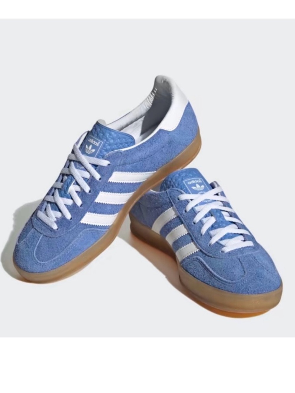 Adidas- GAZELLE INDOOR SHOES-Blue Fusion. Size: 5.5
